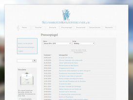 Drupal Website der Neumarkter Konzertfreunde e.V.